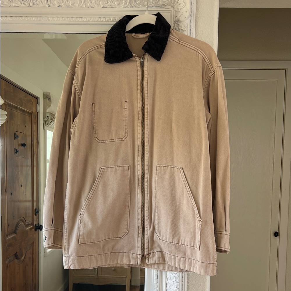 H&M Barn Jacket with Velvet Collar